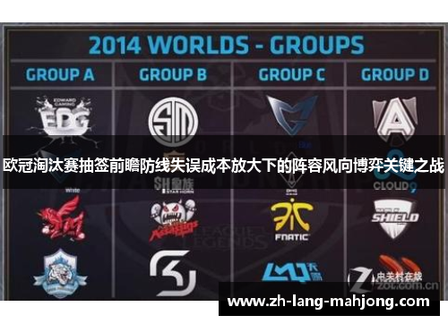 欧冠淘汰赛抽签前瞻防线失误成本放大下的阵容风向博弈关键之战